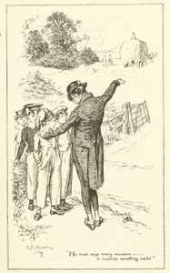Illustration till The Essays of Elia av Charles Lamb (gravyr) av Charles Edmund Brock