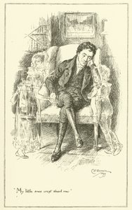 Illustration till The Essays of Elia av Charles Lamb (gravyr) av Charles Edmund Brock