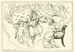 Illustration till The Essays of Elia av Charles Lamb (gravyr) av Charles Edmund Brock