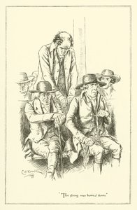 Illustration till The Essays of Elia av Charles Lamb (gravyr) av Charles Edmund Brock