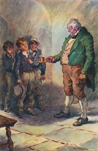 Illustration för Tom Browns skoldagar av Thomas Hughes av Charles Edmund Brock