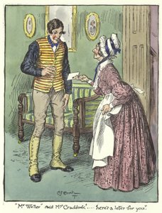 Illustration för Pickwick Papers av Charles Edmund Brock