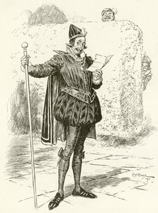Malvolio av Charles Edmund Brock