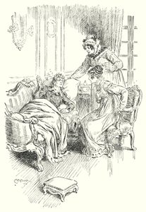 News of Battle (litho) av Charles Edmund Brock