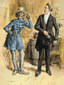 Mr Pecksniffs hyckleri av Charles Edmund Brock