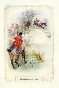 Djärvheten i hans ridning, 1907 (illustration) av Charles Edmund Brock