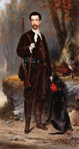 En jägare med en hund, 1876