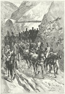 Massenas reträtt till Ciudad Rodrigo av Charles Edouard Delort