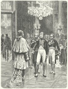 Napoleon tar emot kardinal Ercole Consalvi på Tuileriespalatset, Paris