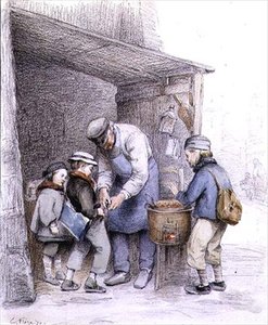 Kastanjeförsäljaren av Charles Edouard Frere