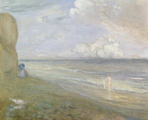 Cliffs, Dieppe av Charles Edward Conder