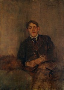 Självporträtt, ca 1895 av Charles Edward Conder
