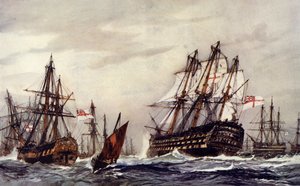 Bombketcher som hälsar segern, december 1805