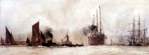 På Themsen, Gravesend av Charles Edward Dixon