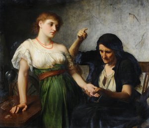 The Fortune Teller (olja på duk)