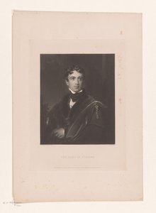 Porträtt av John George Lambton The Earl of Durham (titel på objekt) av Charles Edward Wagstaff