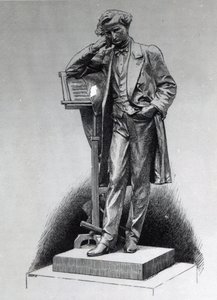 Hector Berlioz, efter statyn av Alfred Lenoir på Square Vintimille, Paris, 1886