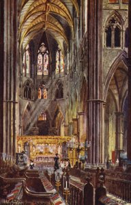 Kören, Westminster Abbey av Charles Edwin Flower