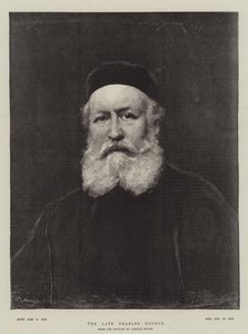 Den sene Charles Gounod av Charles Emile Auguste Carolus-Duran