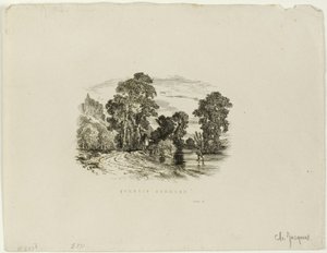 Ett slott av Charles Emile Jacque
