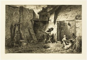 Gård av Charles Emile Jacque