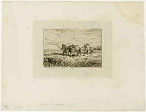 Korsar bron av Charles Emile Jacque