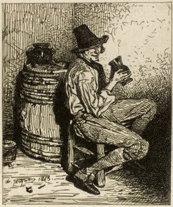 Drickare av Charles Emile Jacque