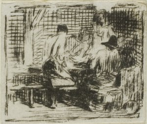 Drinkare av Charles Emile Jacque