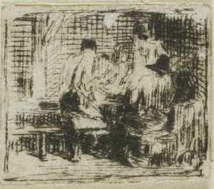 Drinkare av Charles Emile Jacque