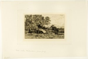 holländska kor av Charles Emile Jacque