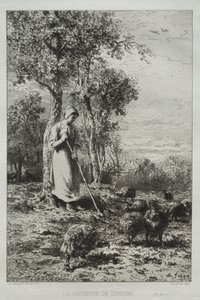 Väktare av Turkiet av Charles Emile Jacque