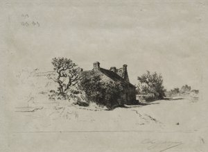 De små Kercassier-husen, 1875. av Charles Emile Jacque
