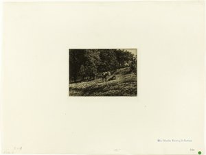 Fruktträdgård av Charles Emile Jacque