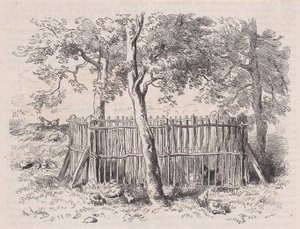 Skolpark, från Magasin Pittoresque, ca. 1852.