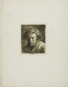Porträtt av konstnären av Charles Emile Jacque