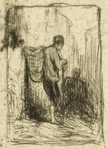Rag-Picker av Charles Emile Jacque