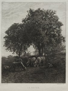 Resten av Charles Emile Jacque