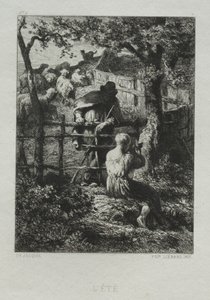 Sommardag. av Charles Emile Jacque
