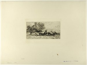 Team av Oxen av Charles Emile Jacque