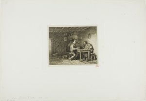 Kortspelarna av Charles Emile Jacque