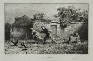 Equipagen. av Charles Emile Jacque