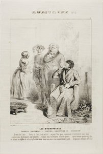 The Hydropaths: First Treatment (platta 1) av Charles Emile Jacque