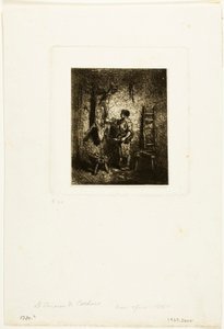 Grisslaktaren av Charles Emile Jacque