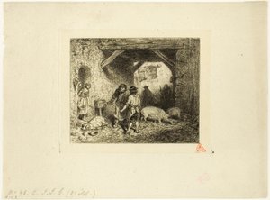 Grisslaktarna av Charles Emile Jacque