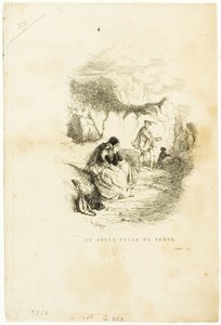The Pretty Girl of Perth av Charles Emile Jacque