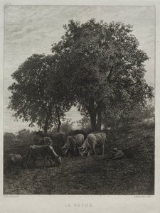 Vilan. av Charles Emile Jacque