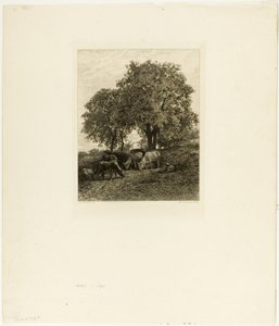 Resten av Charles Emile Jacque