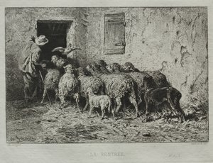 Returen av Charles Emile Jacque