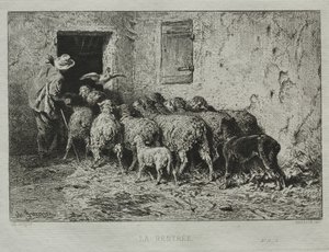 Returen. av Charles Emile Jacque