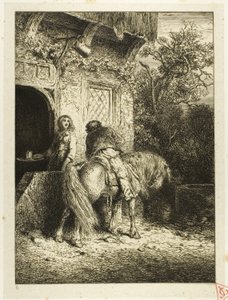 Ryttaren av Charles Emile Jacque